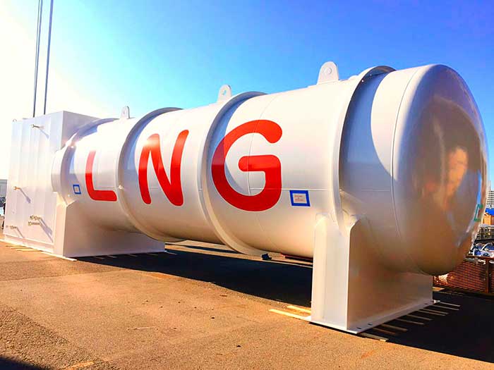 LNG Storage tank delivered